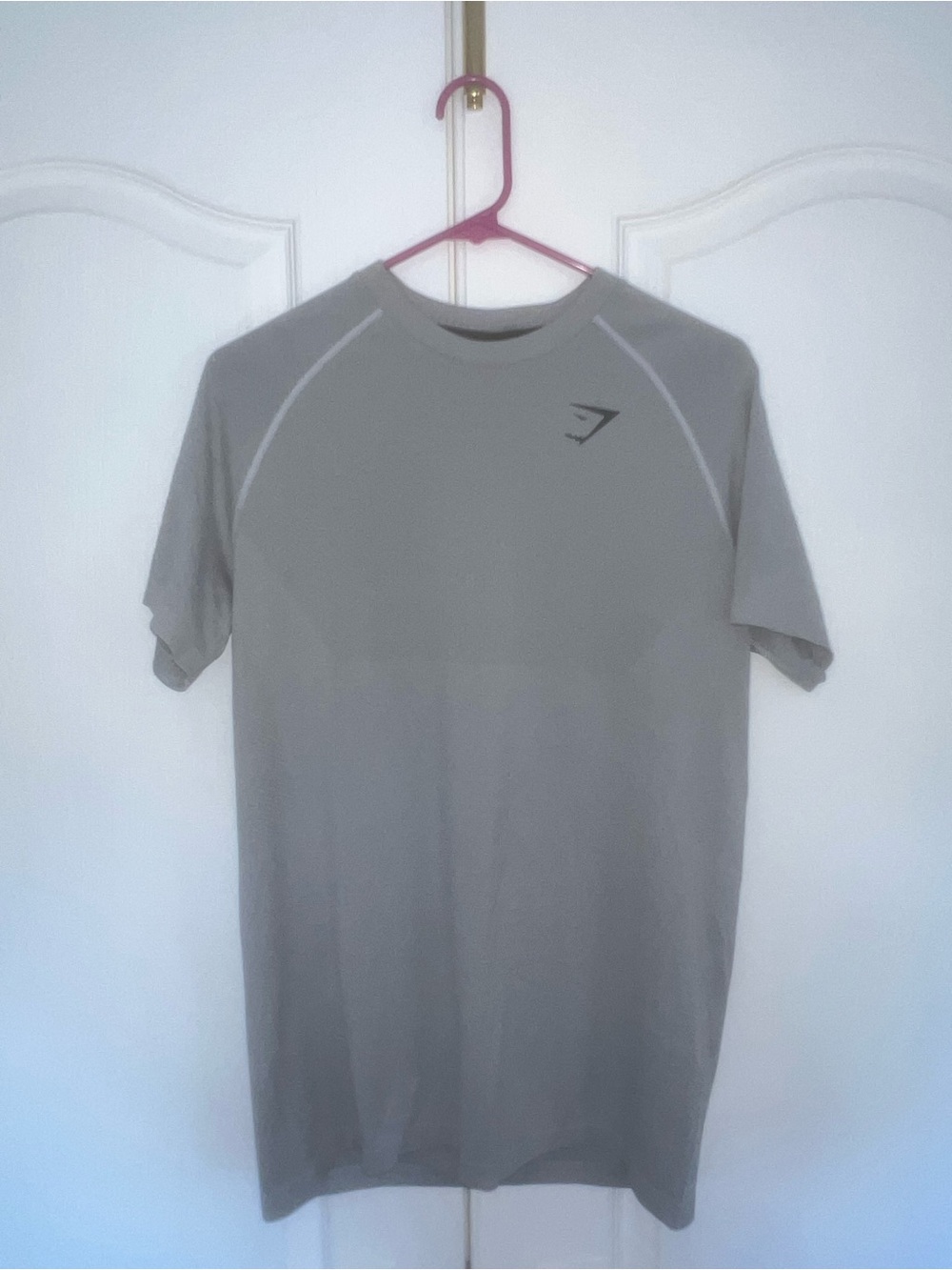 Gymshark Vital T-Shirt - Light Gray/Smoky Gray - Men's Medium